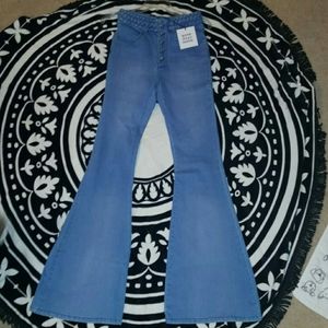 Somedays Lovin' Dylan Blue High-Waisted Flare Jean